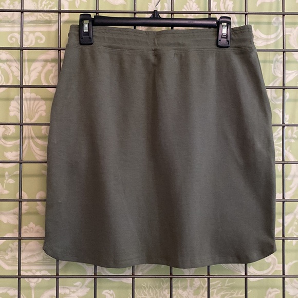 Evereve Sundry soft cotton drawstring skirt - Picture 2 of 3